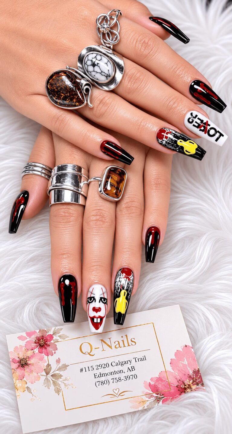 Nail art 3 at Q Nails Calgary Trail Edmonton